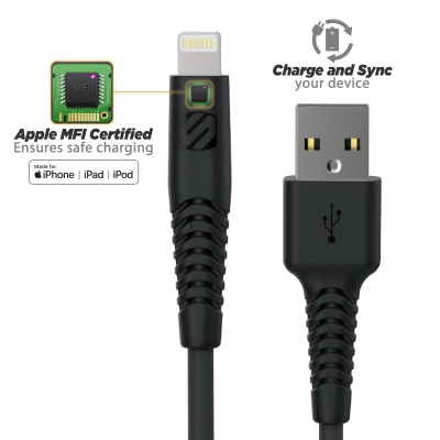 strikeLINE™ HD Lightning Charge Cable (Apple) 4ft